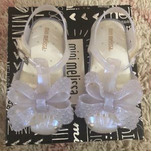 Mini melissa sandal with bow